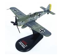 BMAONZ Maquette De Chasseur Allemand FW190A Au 1/72 Modèle Réduit Moulé sous Pression Objet De Collection Et De Décoration Modèles Préfabriqués à l'échelle D'avions(Green A)