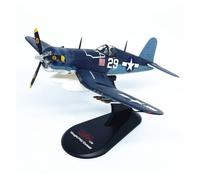 BMAONZ Maquette De Collection en Métal À L'échelle 1:72 du Chasseur Pirate F4U (série F4U) avec Support (Version Bleue) Modèles Préfabriqués à l'échelle D'avions(F4U-1 H)