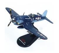 BMAONZ Maquette De Collection en Métal À L'échelle 1:72 du Chasseur Pirate F4U (série F4U) avec Support (Version Bleue) Modèles Préfabriqués à l'échelle D'avions(F4U-1 A)