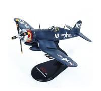 BMAONZ Maquette De Collection en Métal À L'échelle 1:72 du Chasseur Pirate F4U (série F4U) avec Support (Version Bleue) Modèles Préfabriqués à l'échelle D'avions(F4U-1 D)