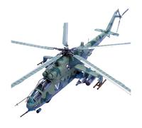 BMAONZ Maquette D'hélicoptère Mi-24 V Hind Armé Au 1/72 en Alliage Vert Souvenir pour Collectionneurs Modèles Préfabriqués à l'échelle D'avions