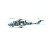 BMAONZ Maquette D'hélicoptère Mi-24P Hind Russe Mi-24 Ukrainien en Métal Et Alliage De Décoration À L'échelle 1:72 Modèles Préfabriqués à l'échelle D'avions(Green A)