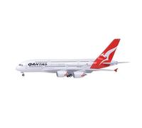 BMAONZ Présentoir De Modèle Souvenir Noir Alliage d'avion De Passagers 1/160 pour 380/A380 pour Salon Et Chambre À Coucher Modèles Préfabriqués à l'échelle D'avions(Without Light)