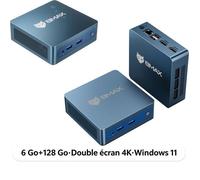 BMAX - B1 Plus- Mini PC - Intel ® J3355 - 6Go RAM 128Go SSD - Windows 11- minipc pas cher - WiFi 5G - Bluetooth 5.0
