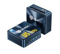 BMAX B11Pro AI Mini PC W-11 Pro, Intel Ultra 5 115U(jusqu'à 4,2 GHz), 16 Go RAM LPDDR5 512 Go SSD M.2 PCIe 4.0, Mini Ordinateur de Bureau AI Boost, Wi-FI 6/BT 5.2/Type-C, Triple écran 4K Tour PC