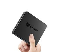 BMAX B3 Mini PC, Intel Celeron N4100 (jusqu'à 2,4 GHz), 8 Go RAM DDR4 + 256 Go M.2 SATA/NVMe SSD, Win-11Pro, Micro Ordinateur de Bureau, WiFi 5, BT5.0, Double écran 4K Tour PC pour l'école/Bureau