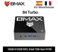 BMAX B4 Turbo Mini PC Windows 11 PC Intel N150 16GB 512GB/1TB SSD 2*HDMI 1*Type-C Prend en charge 4K@60Hz 1000MHz Intel Graphics