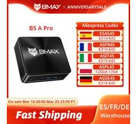 BMAX B5 A Pro Processeur AMD Ryzen7 5700U 5825U, Graphiques AMD Radeon, 16 Go (prise en charge jusqu'à 64 Go) DDR4, 512 Go NVMe SSD, Windows 11 Mini Pc