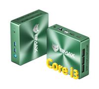 BMAX B6 Mini PC W-11 Pro, Intel Core i3-8109U(Mieux Que N95/R2544, jusqu'à 3,6 GHz) 12Go DDR RAM 256Go SSD, Mini Ordinateur de Bureau,Double écran 4K(HDMI+DP) WiFi 5,BT5.0,Tour PC pour l'école/Bureau