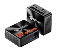 BMAX B8APro Mini PC Gaming, AMD Ryzen 7 8745HS(jusqu'à 4,9 GHz) 16 Go DDR5 512 Go NVME SSD W11 Pro Mini Ordinateur de Bureau, 8K Triple écran HDMI+DP+Type-C, LAN 2,5 G,WiFi 6,BT5.2 pour Bureau/école