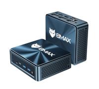 BMAX Mini PC B9Plus Intel Core i5-1235U(jusqu'à 4,4 GHz, 10 C/12T), 24 Go RAM DDR5, 512 Go SSD NVMe Mini Ordinateur de Bureau Wi-FI 6, BT5.2 | Écran Triple 4K, HDMI, USB-C, DP1.4 pour Maison/Bureau