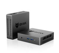 BMAX Mini PC Intel 11e Gen N5095(jusqu'à 2,9GHz), 8GB LPDDR4 RAM 256GB, W-11, 4K UHD Double Affichage, 2 HDMI, Gigabit Ethernet, WiFi 5, BT 5.0, pour Les Affaires/Le Home Cinéma