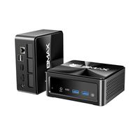 BMAX Mini PC АMD Ryzen 7 5825U(8C/16T, jusqu'à 4,5 GHz), 16Go DDR4 512Go NVMe SSD Mini Ordinateur de Bureau WiFi 6, 4K UHD Triple écran, avec VESA, HDMI Type-C DP, pour école/Bureau