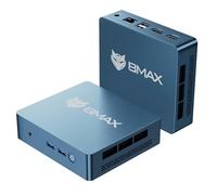 BMAX Mini PC W-11 Pro, Intel Celeron 5205U(1,9 GHz) 8 Go DDR4 RAM 256 Go M.2 NVMe SSD, Extensible to 64 Go/ 2 to, Mini Ordinateur de Bureau Double écran, BT5.0, WiFi 5, Tour PC pour Bureau/l'école