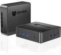 BMAX Mini PC W-11 Pro Intel N5095 (jusqu'à 2,9 GHz) 8 Go de RAM/256 Go SSD Mini Ordinateur de Bureau 4K@60HZ Dual Display Double HDMI, 2.4/5G WiFi 5, RJ45 Gigabit Ethernet, USB 3.0, BT4.2 Tour PC