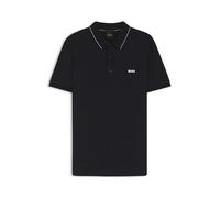 Hugo Boss Polo Paule (Boss Green) - manches courtes, logo, noir/blanc - Taille L