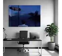 BMGKYAGL Affiche célèbre « Le monde est à vous » - Poster sur toile motivant - Décoration murale pour la maison (50 x 70 cm/sans cadre)