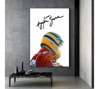 BMGKYAGL Affiche Légende Toile Art Mural Décoration Maison Icône de Course Brésilienne Trois Affiches pour Décoration Murale 20x30cm Sans Cadre