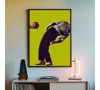 BMGKYAGL Affiches de mode et de musique des années 80, art mural New Wave, affiche sur toile pour la décoration du salon et de la chambre (50x70cm/cadre intérieur)