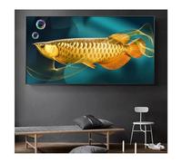 BMGKYAGL Affiches et impressions modernes Poisson Art complet Bureau Salon Décoration d'intérieur Style moderne Décoration d'intérieur Cadre 30x60cm
