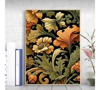 BMGKYAGL Décoration murale végétale sur toile, images, affiches et impressions nordiques, tableaux pour chambre, bar, café, décoration intérieure (30x45cm/cadre intérieur)