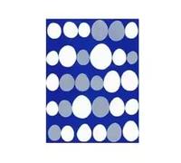 BMGKYAGL Grande affiche bleue, impression sur toile, décoration intérieure style moderne (60 x 90 cm/sans cadre)