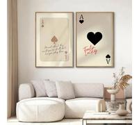BMGKYAGL Impression sur toile avec citations positives, décoration murale, style vintage, esthétique, pour chambre à coucher, 50 x 70 cm, sans cadre