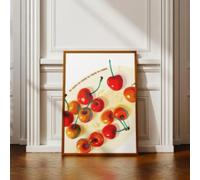 BMGKYAGL Impression sur toile colorée - Style design plat - Décoration d'appartement maximaliste - Affiche d'art mural esthétique - Cadre 50x70 cm
