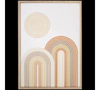 BMGKYAGL Impression sur toile de style bohème créatif, bloc de couleur claire, style nordique minimaliste, affiche murale, décoration d'intérieur, cadre 60 x 80 cm