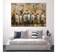 BMGKYAGL Impression sur toile murale occidentale, affiche, œuvre d'art judaïque, décoration d'intérieur moderne, 60 x 110 cm, sans cadre