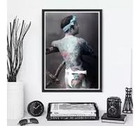 BMGKYAGL Impression tatouage * Impression * Affiche * Impression Yakuza * Affiche Yakuza * Impression photo vintage * Art Pr (30x45cm/Cadre intérieur)