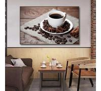 BMGKYAGL Tableau sur toile à l'esthétique café, impression, art mural nordique, affiche, décoration de salon (50x70cm/sans cadre)