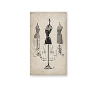 BMGKYAGL Vintage Canvas Wall Art Retro Fashion Posters and Prints for Living Room Home Decor Stylish Wall Decor(60x90cm/Internal Frame)