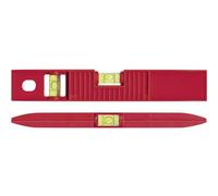 BMI Niveau à bulle Torpedo 685025003 M 25 cm avec aimant Rouge
