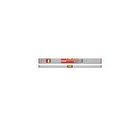BMI Niveau à bulle Eurostar 690120E Aluminium 120 cm ±0,5 mm/m Argent/rouge