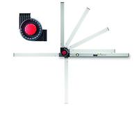 BMI bauwinkel winkelstar alu. l.60/m.wasserwaage messb. 0-180Grad 80 cm