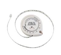 BMI Calculatrice d'indice de masse corporelle rétractable pour mesures du corps avec bouton poussoir de verrouillage, 150 cm, outil de remise en forme