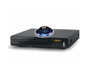 Bmi Lecteur DVD Muse M-55 DV - USB, Sortie HDMI/RCA/Composite/Coaxiale, Full HD, Mp3, JPEG Xvid, Ecran LED, Soucoupe OVNI LED Inclus