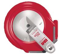 BMI Mètre-ruban de capsule RADIUS L. 20 m l. de bande 13 mm A cm EG II plastique jau Quantité:1