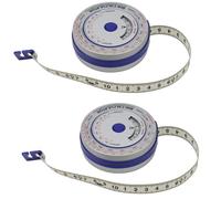 BMI Mètre ruban rétractable pour indice de masse corporelle, calculatrice de 150 cm pour régime et fitness, bleu