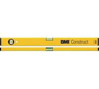 BMI Niveau à bulles CONSTRUCT 100 cm aluminium jaune ±1 mm/m