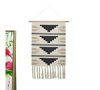BMIDRUT Tapisserie murale tissée en macramé - Décoration d'intérieur bohème - Toile de fond pour appartement, dortoir, porte - 50 x 85 cm (C5)