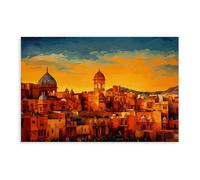 BMIQWAHG Impression sur toile du Rajasthan, Inde - Décoration murale pour salon, chambre à coucher - 30 x 45 cm