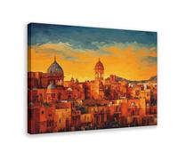 BMIQWAHG Impression sur toile Rajasthan, Inde - Décoration murale pour salon, chambre à coucher - 20 x 30 cm