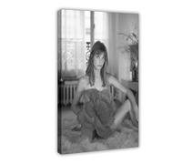 BMIQWAHG Poster sur toile Paris Fashion in 1968 pour décoration de chambre à coucher, bureau, chambre, cadeau (50 x 75 cm)