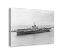 BMIQWAHG Poster sur toile « The Indomitable Aircraft Carrier » - Décoration pour chambre à coucher, bureau, chambre - Cadeau - 40 x 60 cm