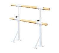 BMKGODN Barre de Ballet réglable en Hauteur, Barre Danse au Sol, Extensible, Double Tige, Support Gymnastique for l'entraînement la et du Mouvement(1m)