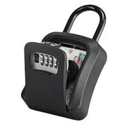 BMKGODN Coffre-Fort e sécurité, boîte Verrouillage clés Portables, Cadenas extérieure, Serrure Stockage Combinaison 4 Chiffres, Mot Passe réinitialisable for Agent Immobilier extérieur