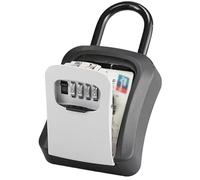 BMKGODN Coffre-Fort e sécurité, boîte Verrouillage clés Portables, Cadenas extérieure, Serrure Stockage Combinaison 4 Chiffres, Mot Passe réinitialisable for Agent Immobilier extérieur