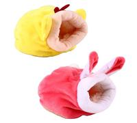 BMKGODN Nid de Hamster Confortable for Petits Animaux, 6 pièces, lit hérisson, nid d'hiver, Furet, Chaud for